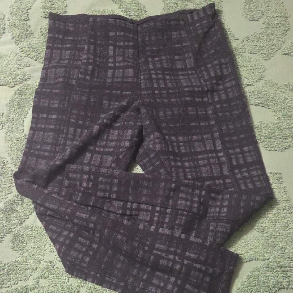 Lysse Black Plaid Leggings